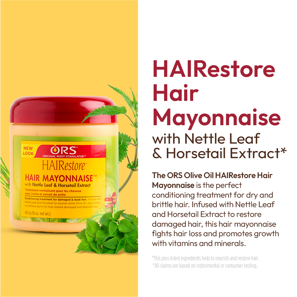 ORS HAIRestore Hair Mayonnaise with Nettle Leaf and Horsetail Extract (16.0 oz)