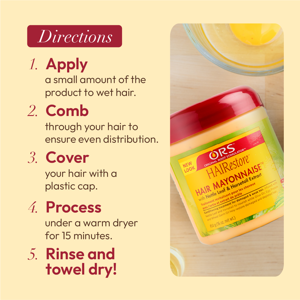 ORS HAIRestore Hair Mayonnaise with Nettle Leaf and Horsetail Extract (16.0 oz)