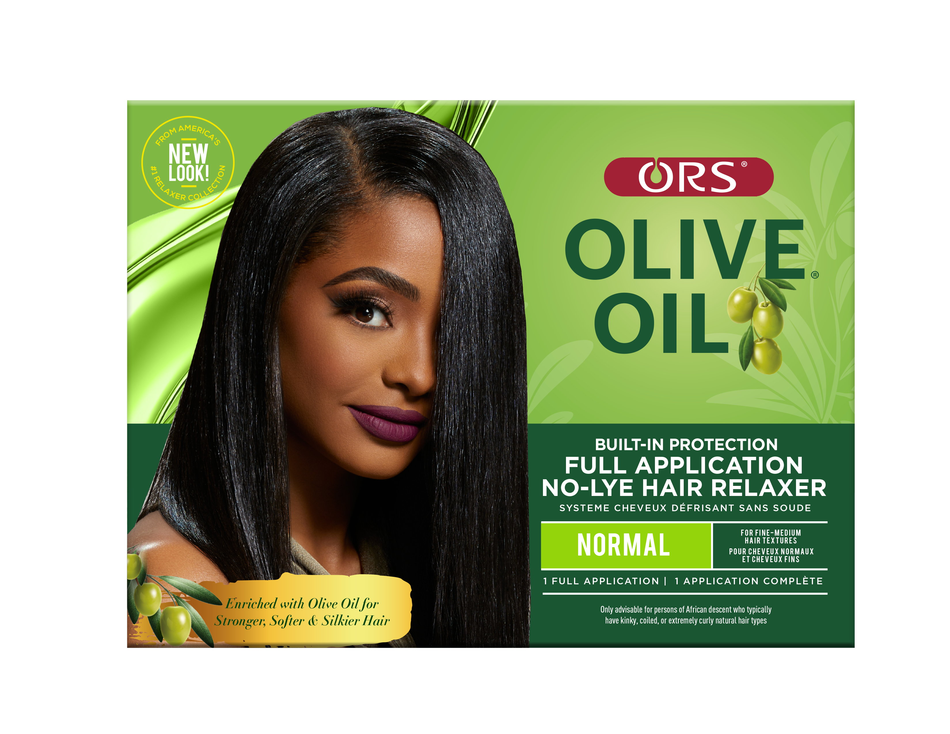 Built-In Protection Full No Lye Hair Relaxer Normal | Olive Oil