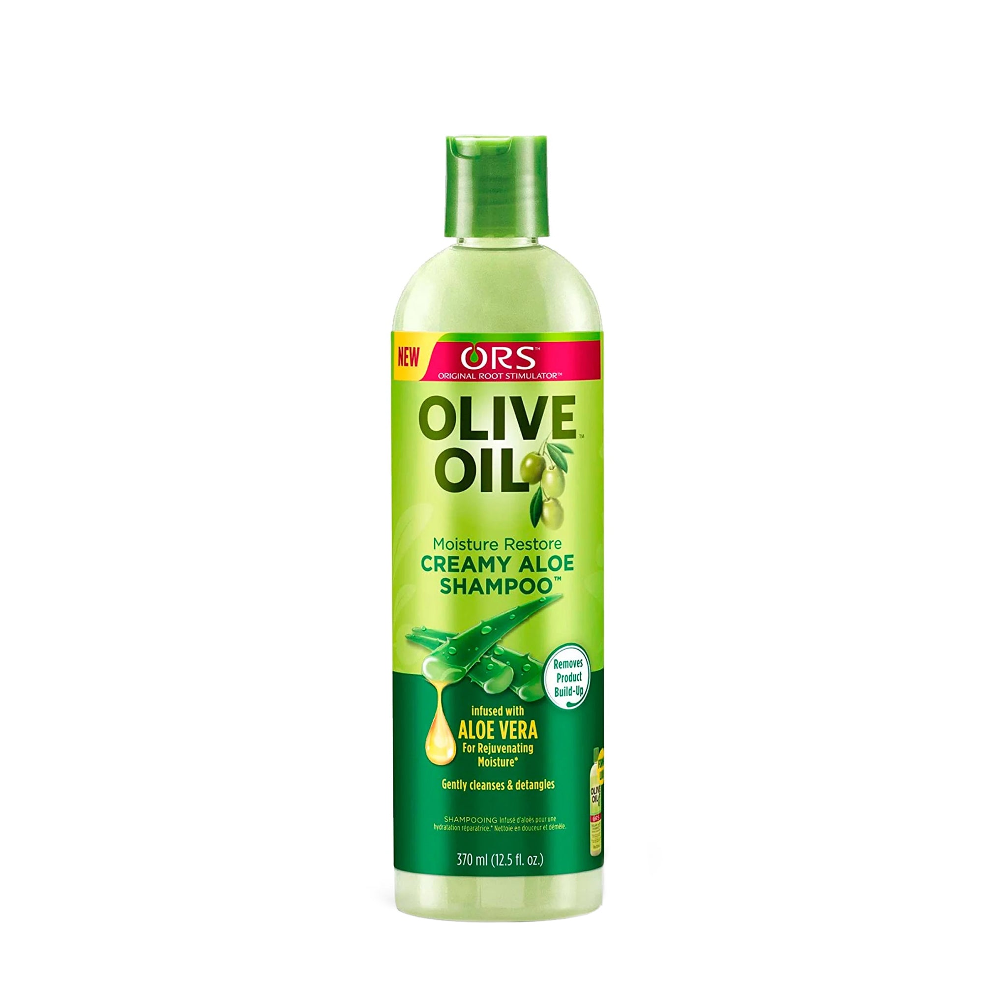 ORS Olive Oil Creamy Aloe Shampoo for Rejuvenating Moisture (12.5 oz)