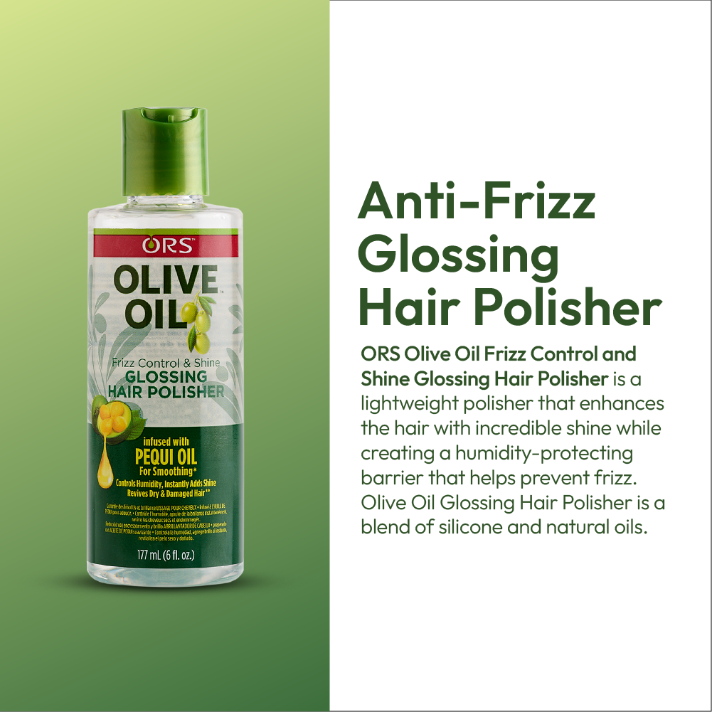 ORS Olive Oil Glossing Hair Polisher & Smooth-N-Hold Pudding 2-Piece Set