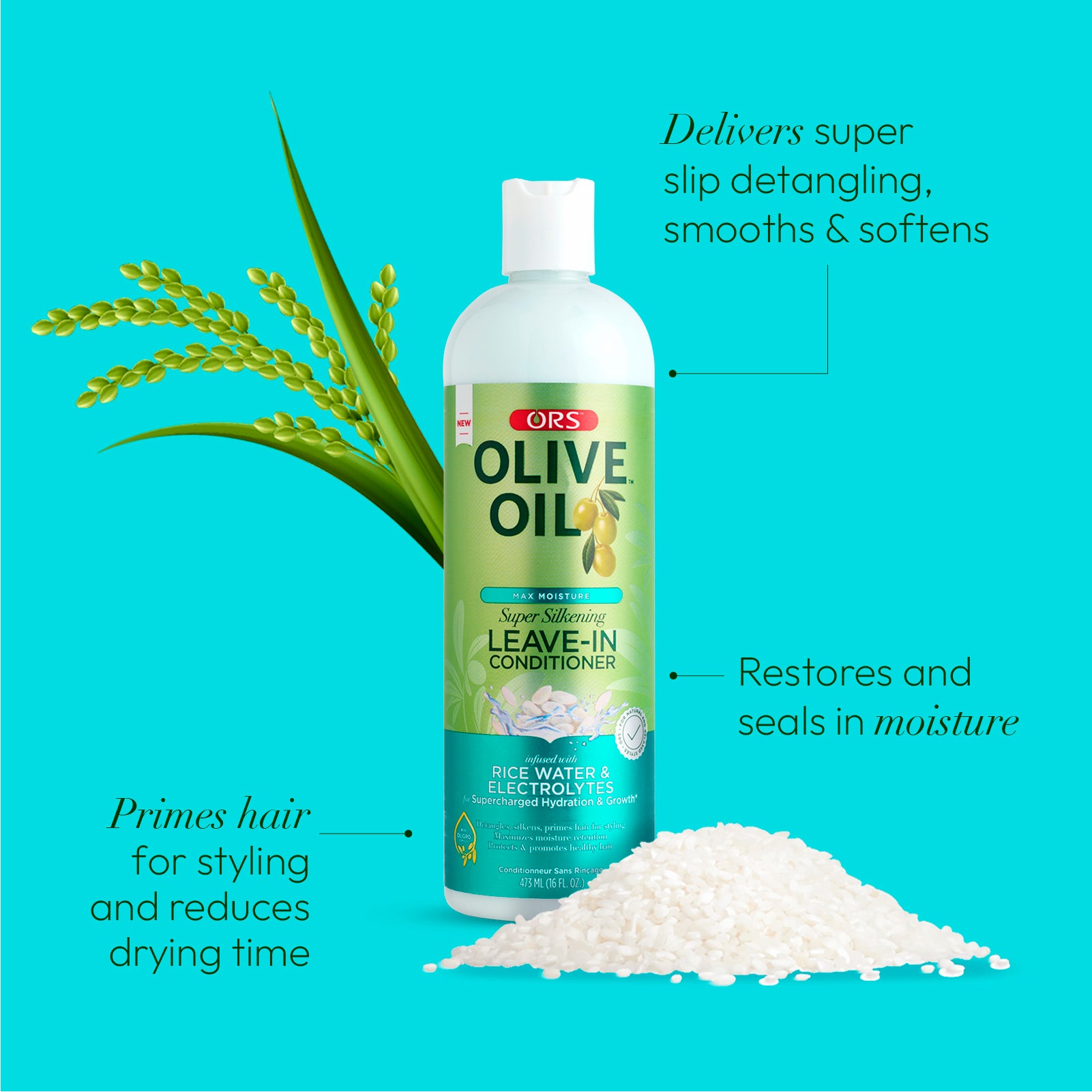 ORS Olive Oil Max Moisture Leave-In Conditioner (16.0 oz)