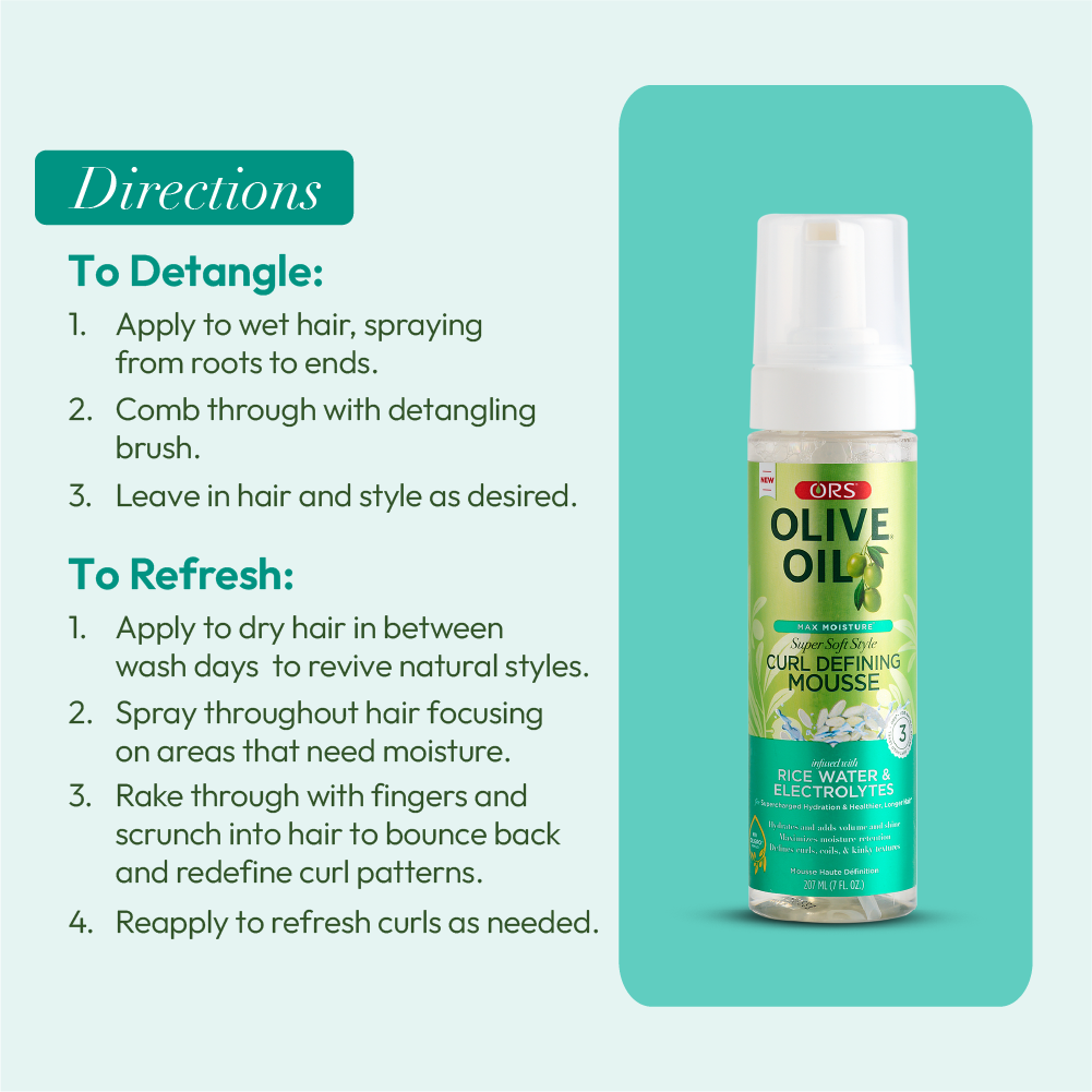 ORS Olive Oil Max Moisture Curl Defining Mousse (7.0 oz)