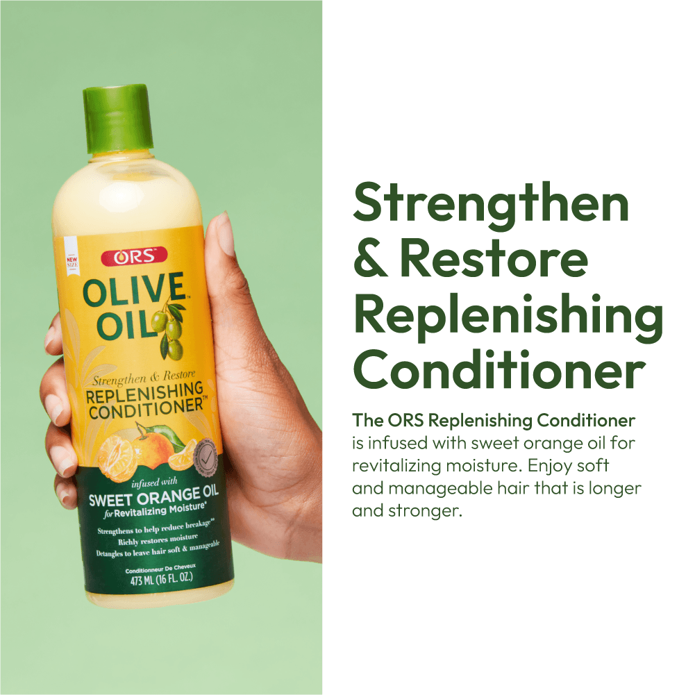 ORS Olive Oil Replenishing Conditioner infused for Revitalizing Moisture (16.0 oz)