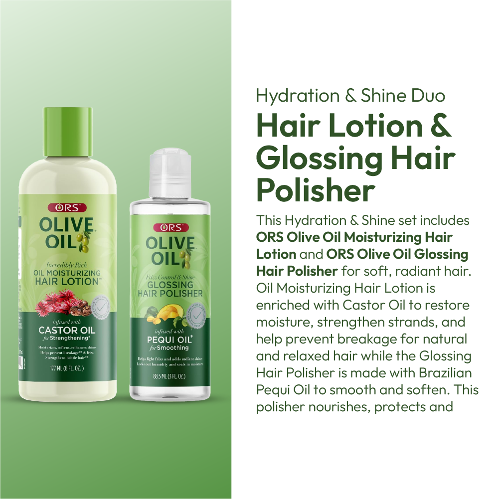 ORS Olive Oil Hair Lotion & Polisher for Strengthening & Smoothing 2-Pack