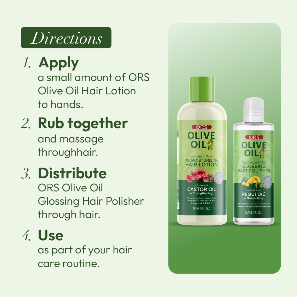 ORS Olive Oil Hair Lotion & Polisher for Strengthening & Smoothing 2-Pack