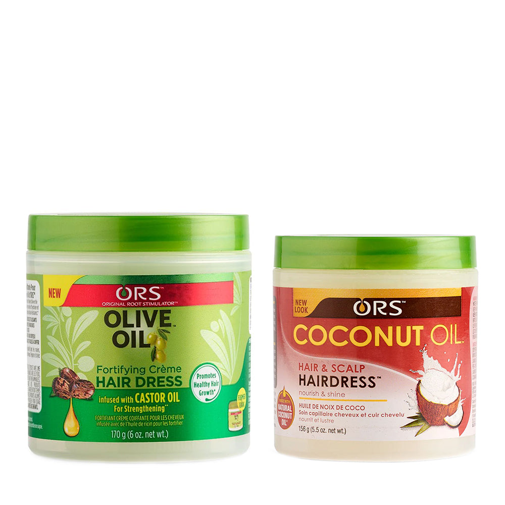 ORS Olive Oil Fortifying Creme & Hair and Scalp Hair Dress 2-Piece Set