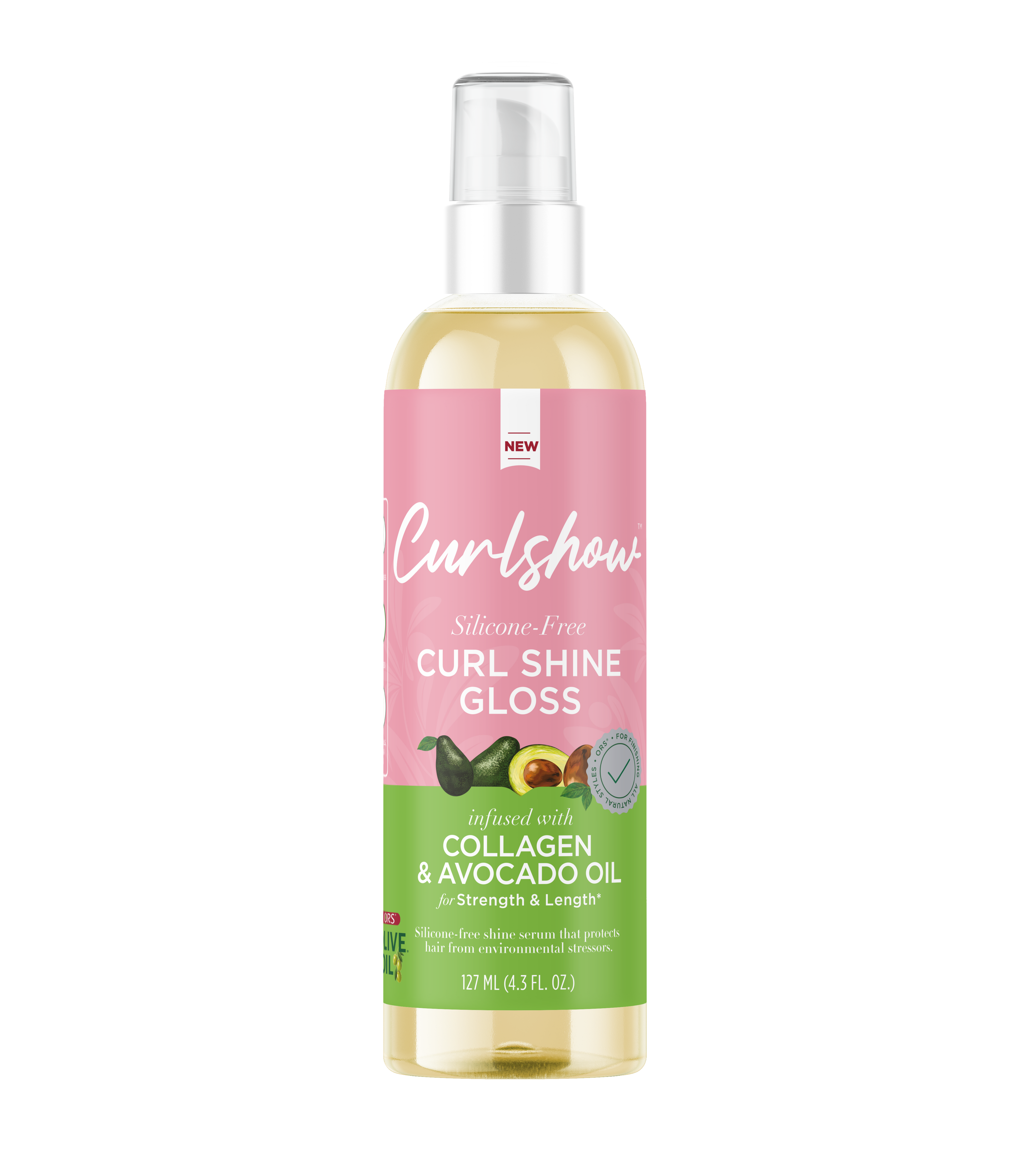 ORS Olive Oil Curl Shine Gloss Infused for Strength & Length (4.3 oz)