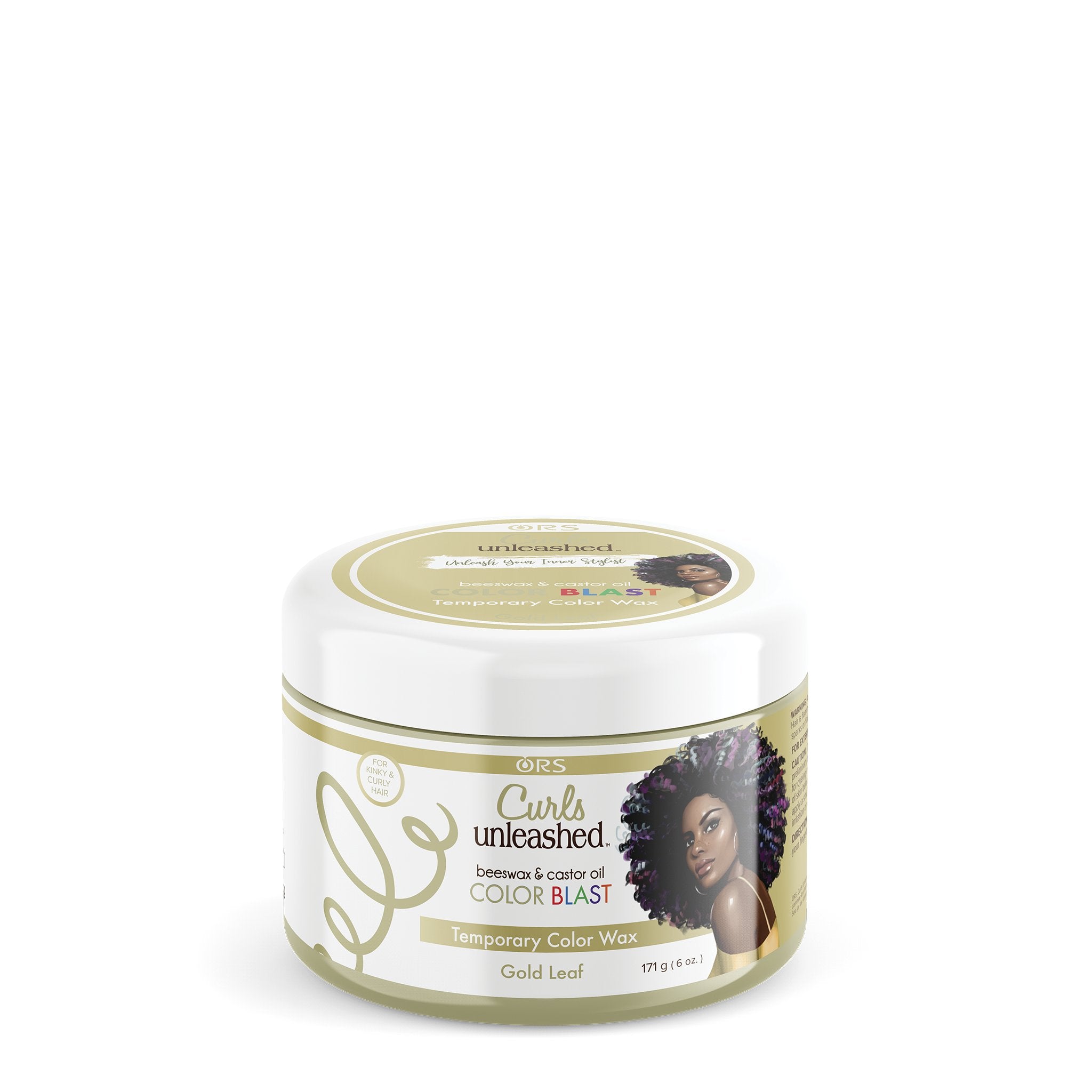 ORS Curls Unleashed Color Blast Temporary Color Wax, Infused with Beeswax & Castor Oil (6.0 oz)
