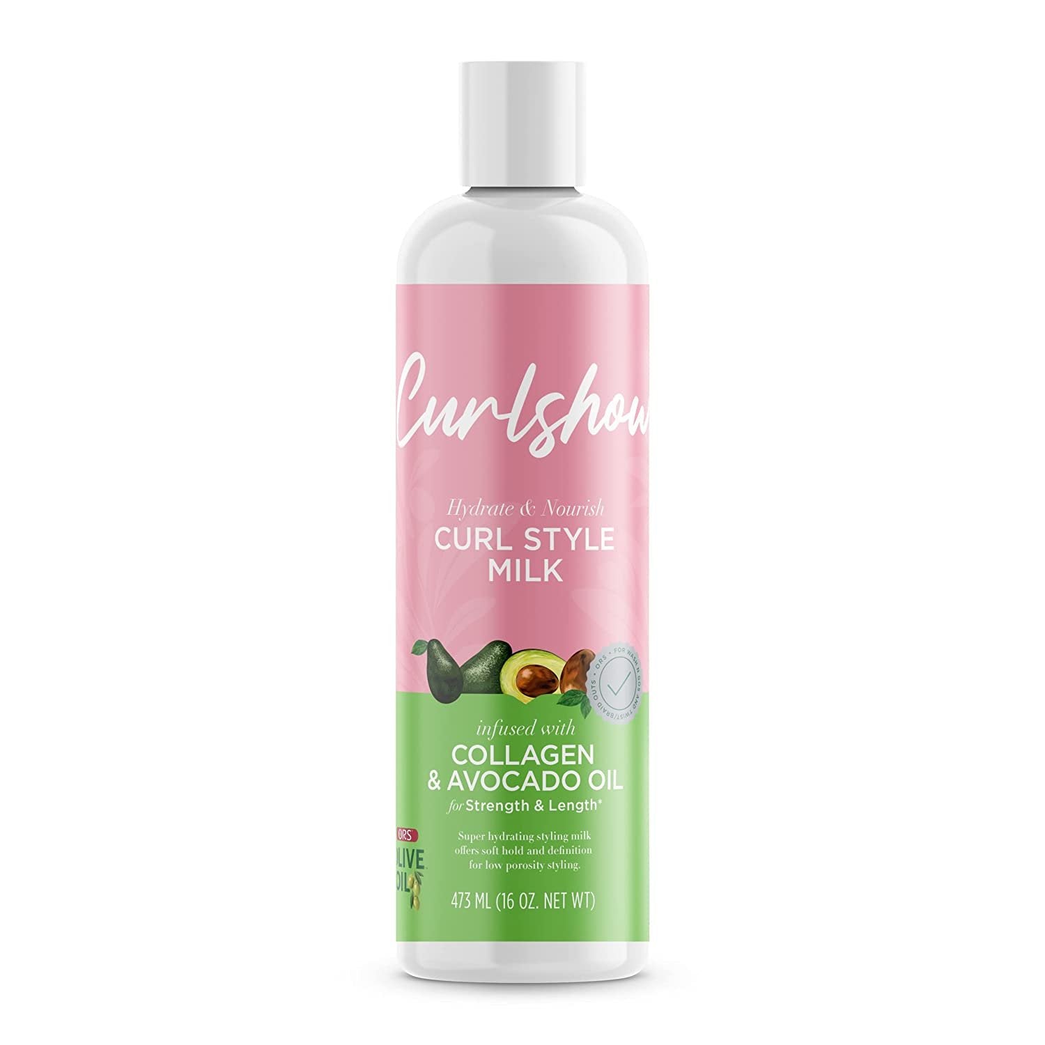 ORS Olive Oil Curlshow Curl Style Milk for Strength & Length (16.0 oz)