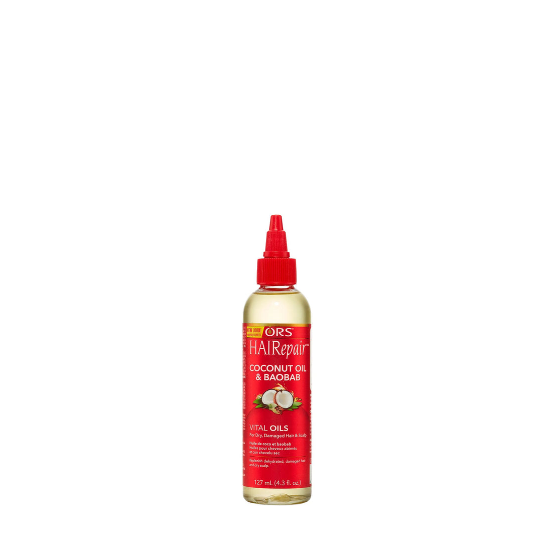 ORS HAIRepair Coconut Oil &amp; Baobab Vital Oils for Dry, Damaged Hair and Scalp (4.3 oz)