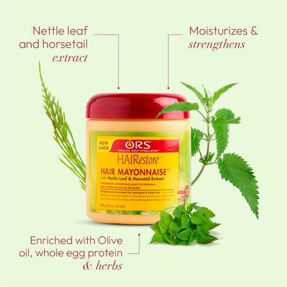 ORS HAIRestore Hair Mayonnaise with Nettle Leaf &amp; Horsetail Extract (8.0 oz)