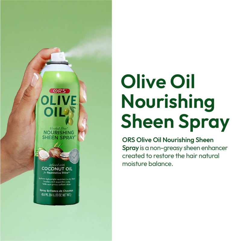 ORS Olive Oil Nourishing Sheen Spray infused with Coconut Oil (10 oz)