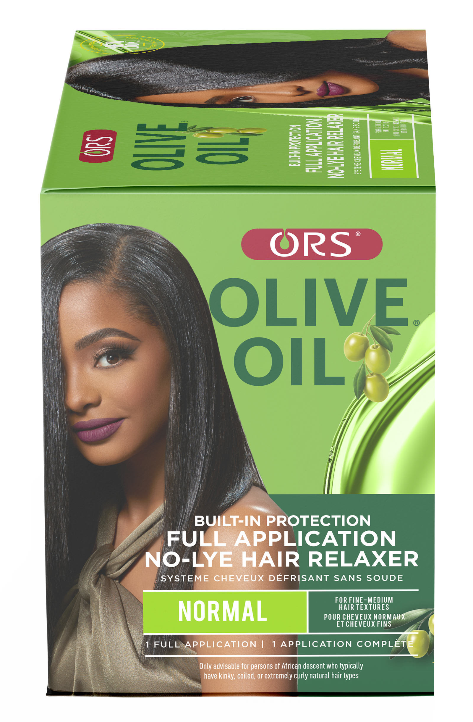 Built-In Protection Full No Lye Hair Relaxer Normal | Olive Oil 