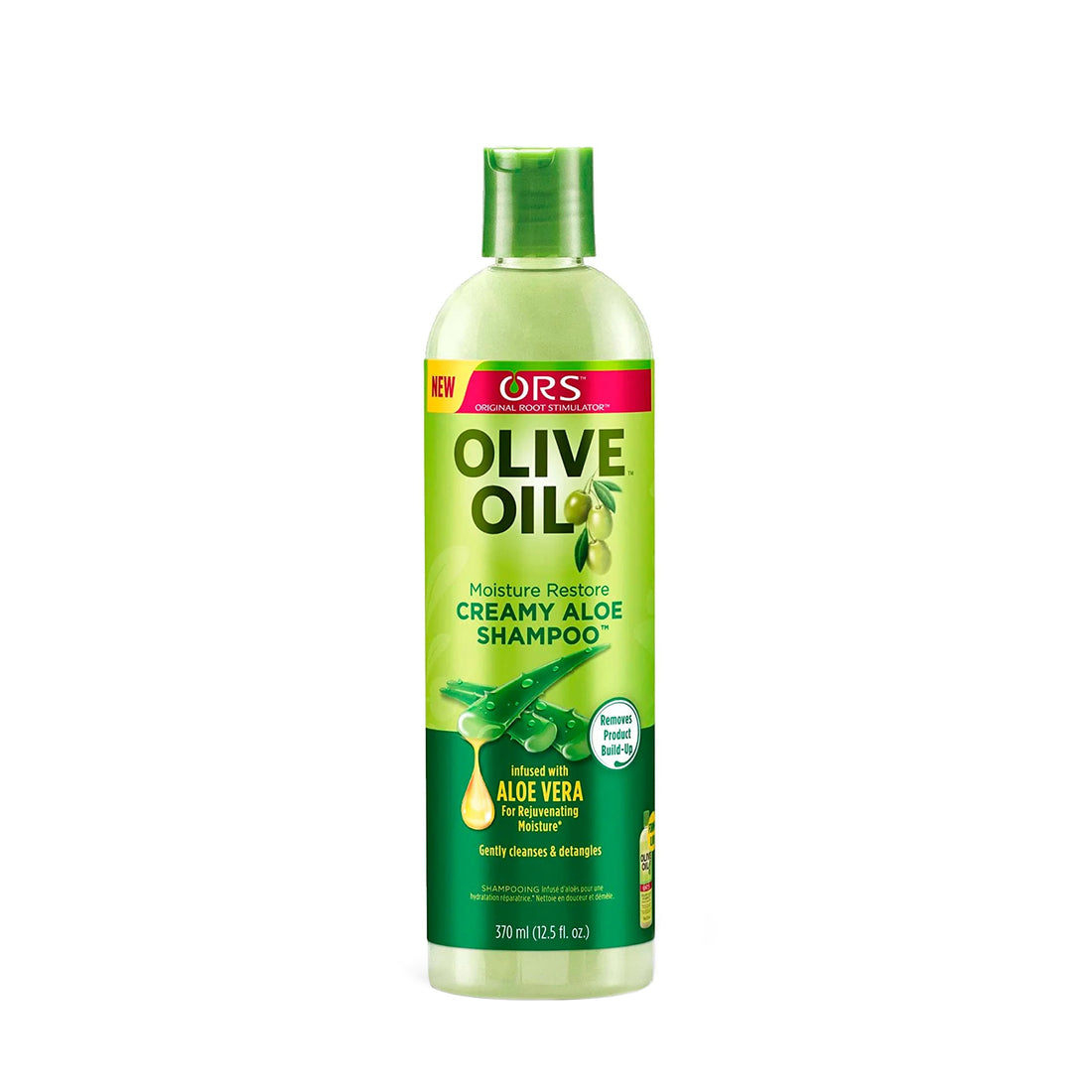 ORS Olive Oil Creamy Aloe Shampoo for Rejuvenating Moisture (12.5 oz)