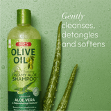 ORS Olive Oil Moisture Restore Creamy Aloe Shampoo Infused with Aleo Vera (12.5 oz)