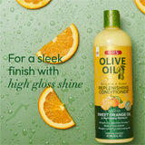 ORS Olive Oil Strengthen & Nourish Replenishing Conditioner Infused with Sweet Orange Oil (12.2 oz)