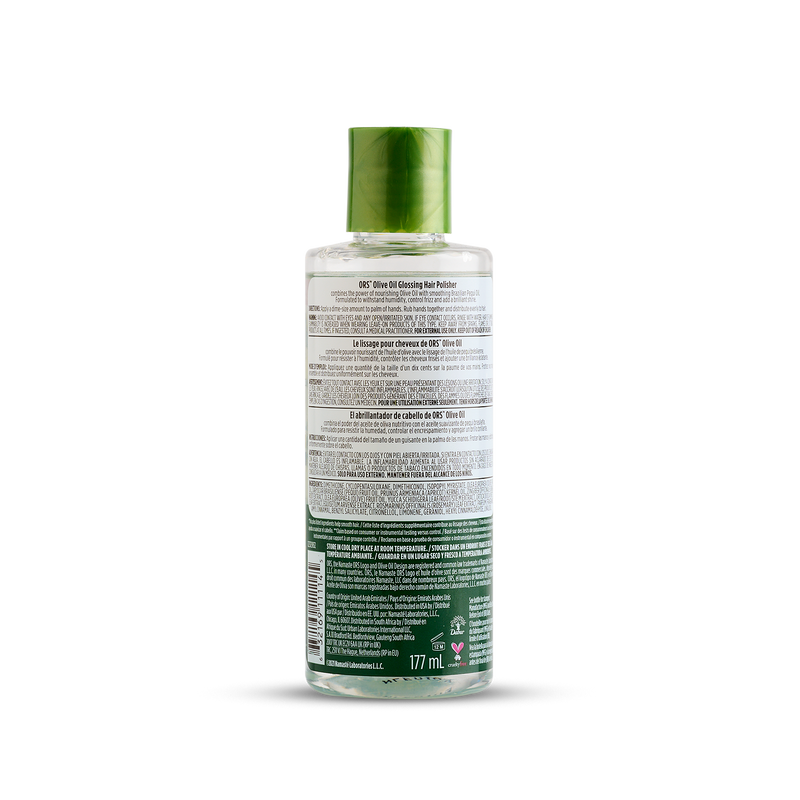 ORS Olive Oil Style & Shine Frizz Control & Shine Glossing Hair Polisher, infused with Pequi Oil for Smoothing (6.0 oz)