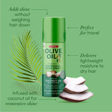 ORS Olive Oil Nourishing Sheen Spray Infused with Coconut for Restorative Shine (2.0 oz)