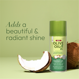 ORS Olive Oil Nourishing Sheen Spray Infused with Coconut for Restorative Shine (2.0 oz)