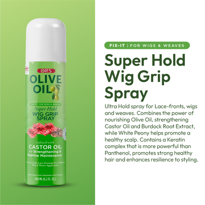 ORS Olive Oil Fix-It Super Hold Wig Grip Spray (6.2 oz)