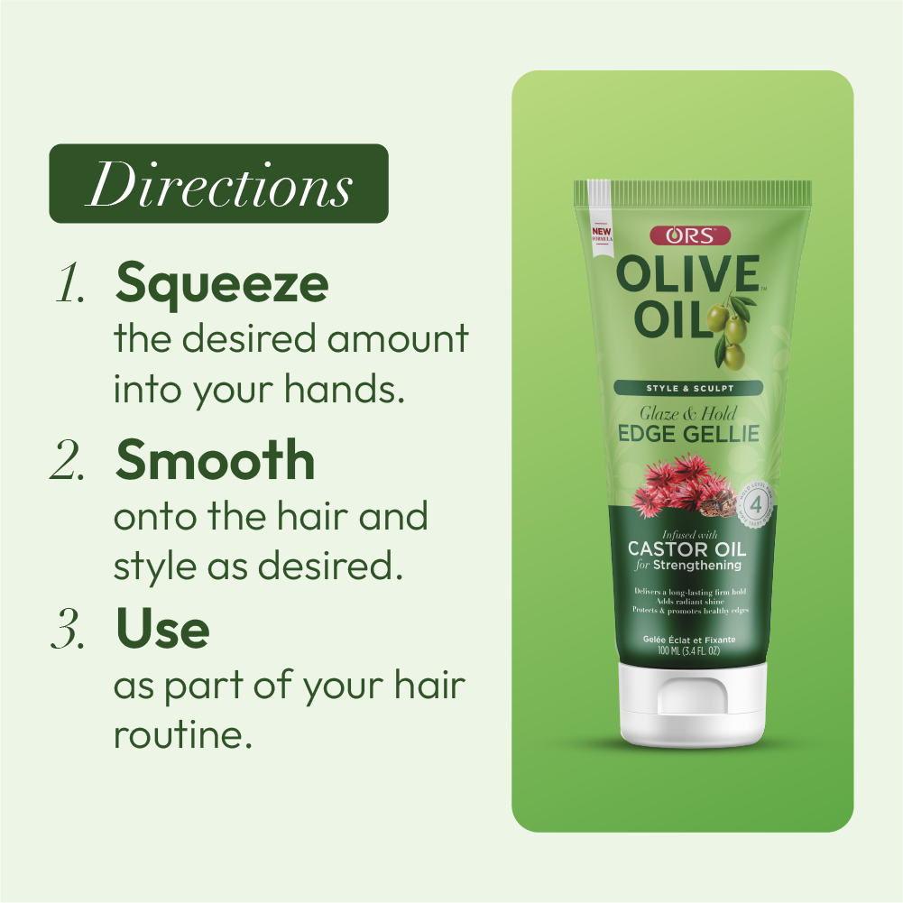 ORS Olive Oil Style &amp; Sculpt Glaze &amp; Hold Edge Gellie (3.4 oz)