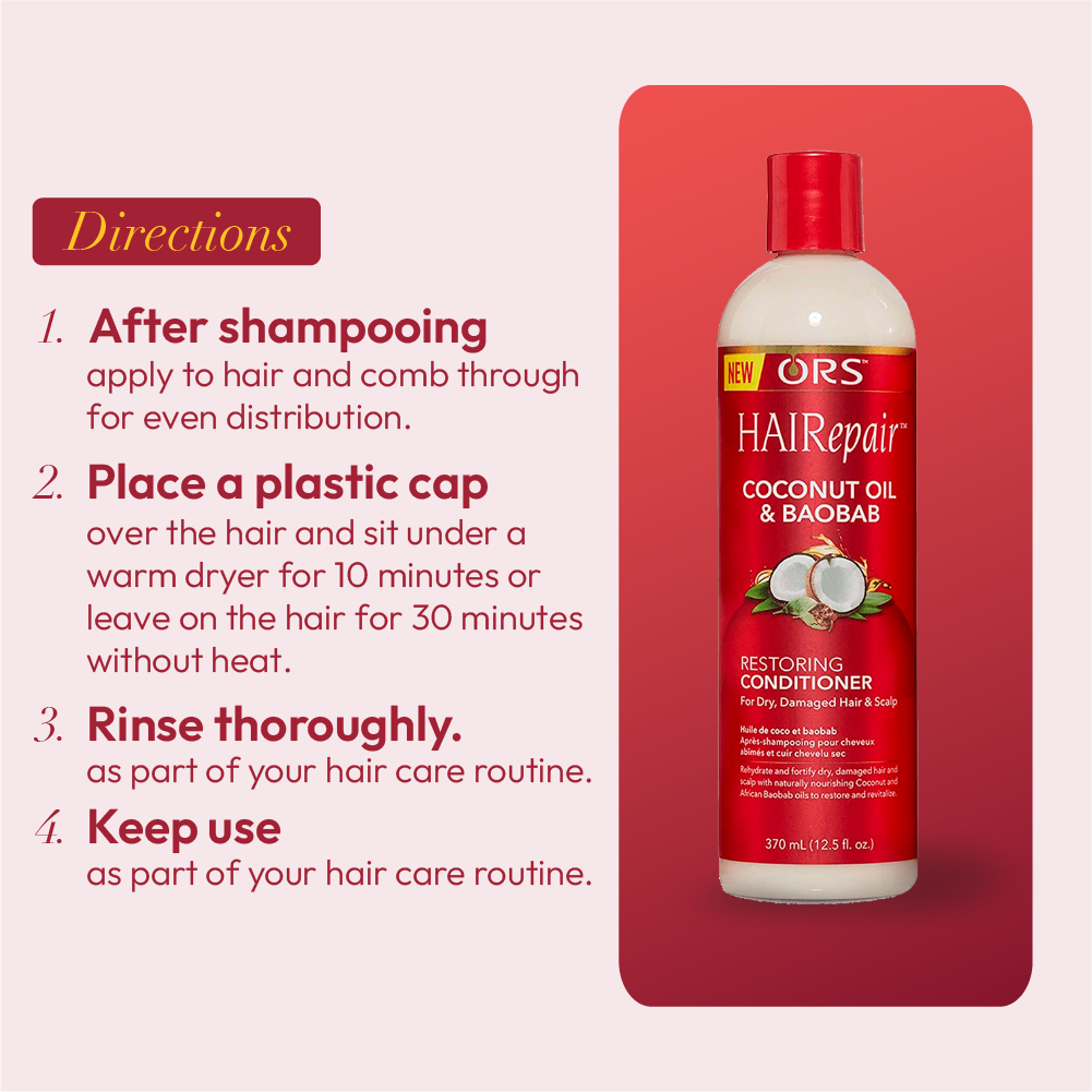 ORS HAIRepair Coconut Oil and Baobab Restoring Conditioner (12.5 oz)