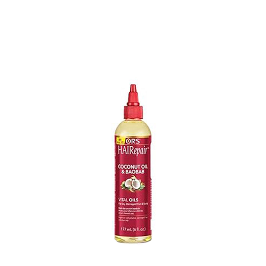 ORS HAIRepair Coconut and Baobab Vital Oils For Dry Damaged Hair and Scalp (6.0 oz)