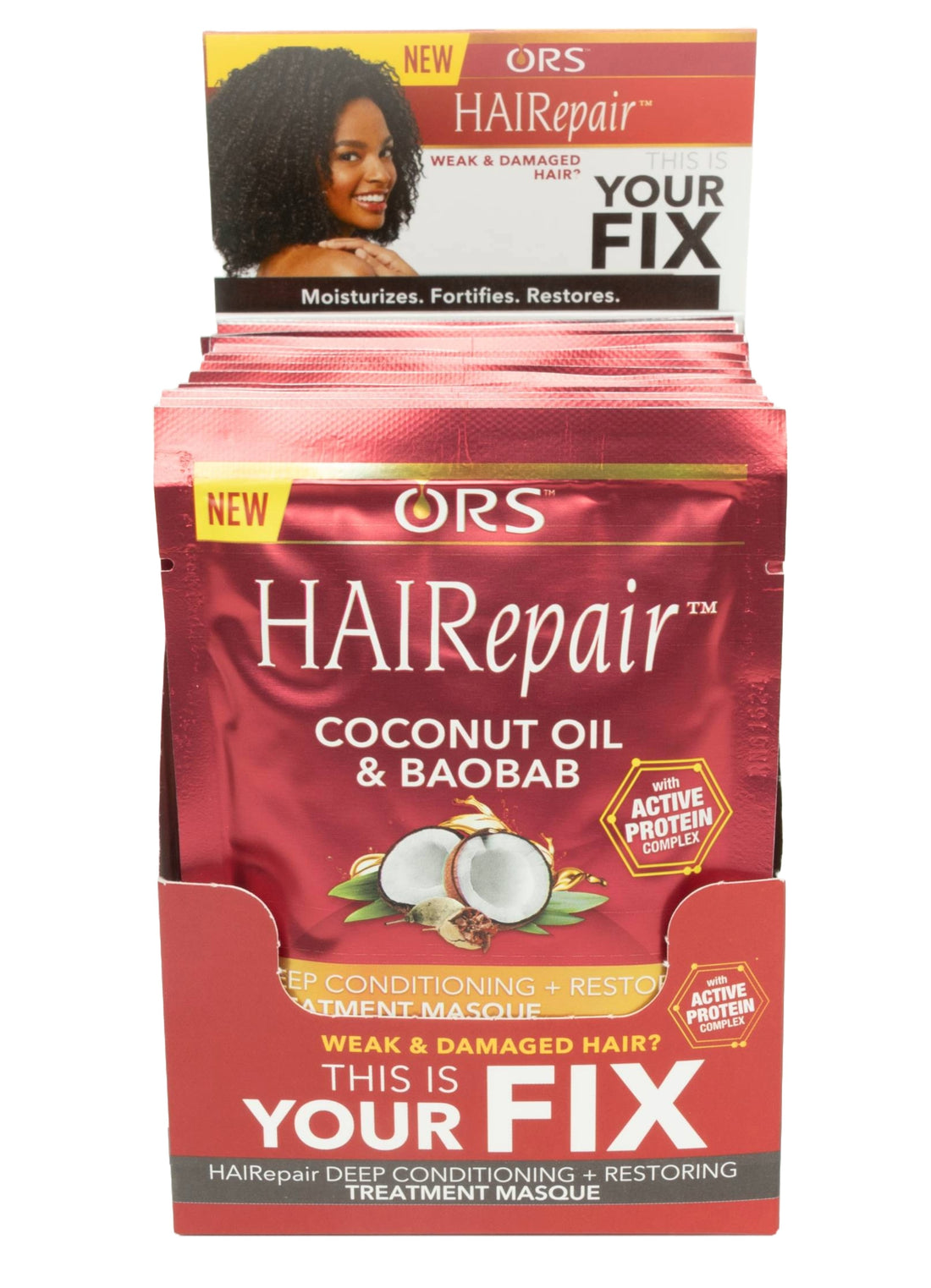 ORS HAIRepair Coconut Oil &amp; Baobab Deep Conditioning + Restoring Treatment Masque (1.75 oz) 12-Pack