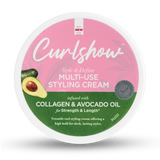 ORS Olive Oil Curlshow Multi-Use Styling Cream Infused with Collagen & Avocado Oil for Strength & Length (12.0 oz)