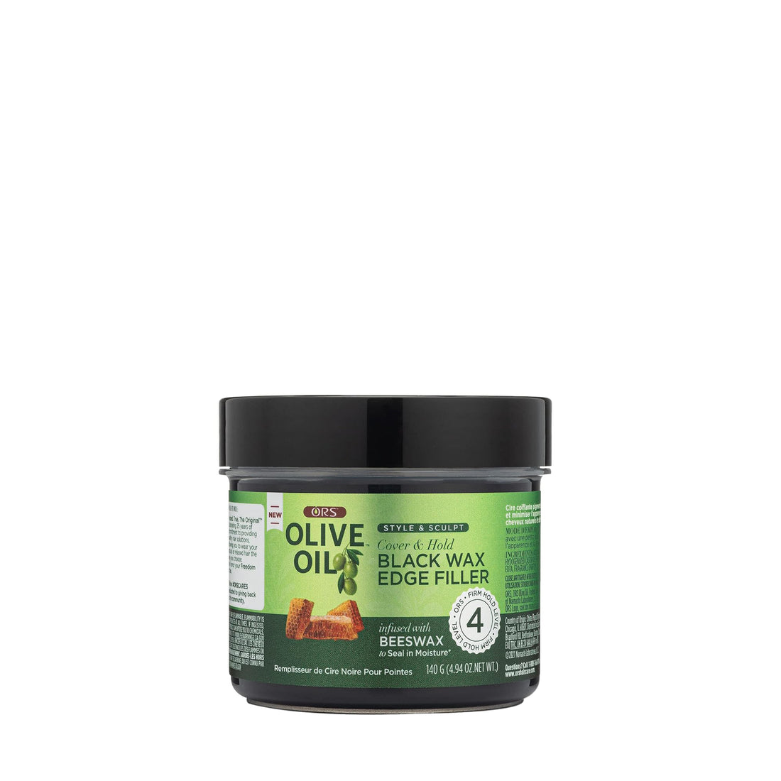 ORS Olive Oil Style &amp; Sculpt Cover &amp; Hold Black Wax Edge (4.94 oz)