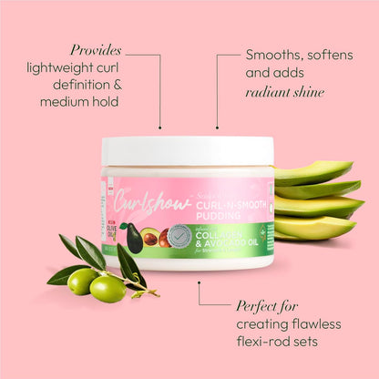 ORS Olive Oil Curlshow Curl N Smooth Pudding for Strength &amp; Length (12.0 oz)