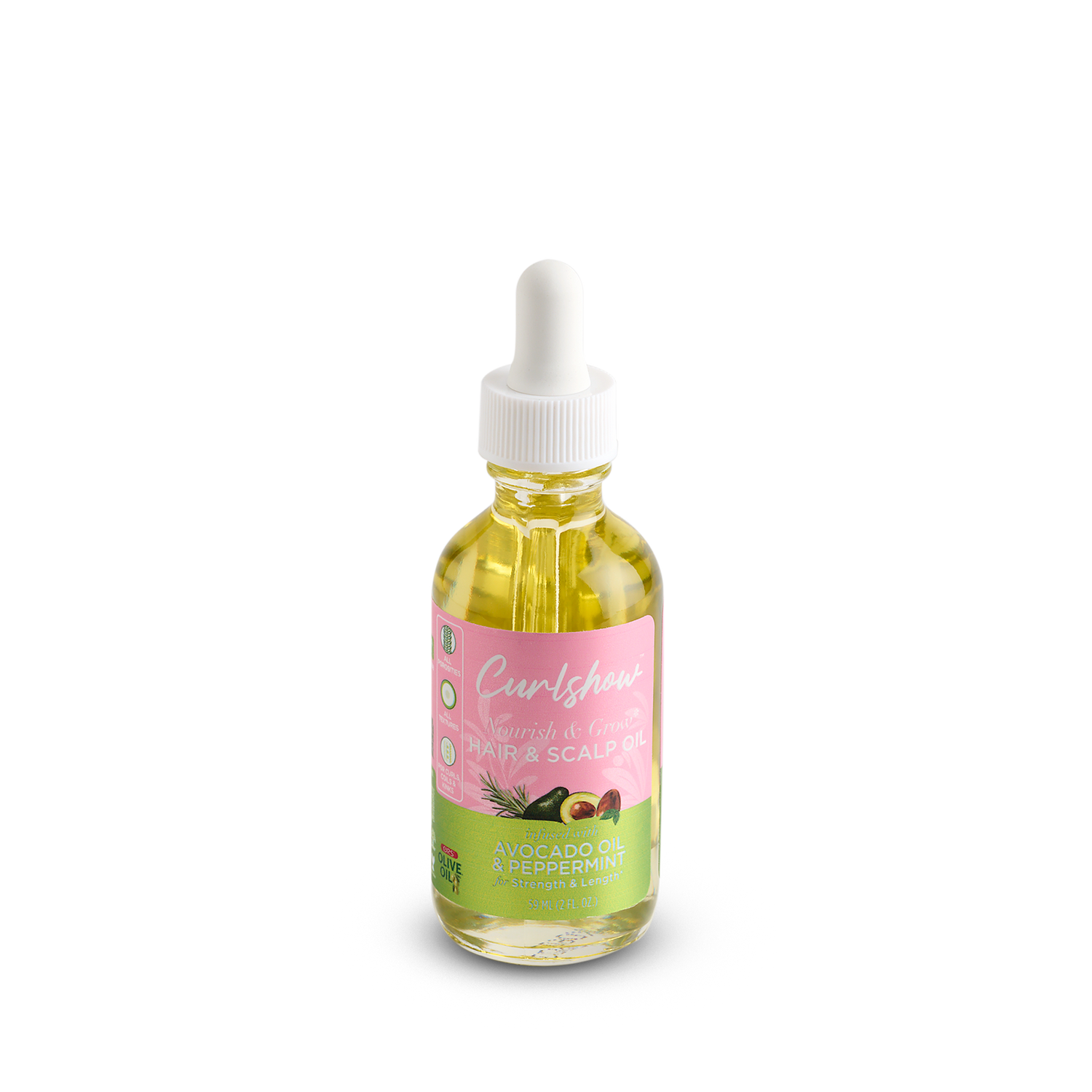 ORS Olive Oil Curlshow Hair &amp; Scalp Oil for Strength &amp; Length (2.0 oz)
