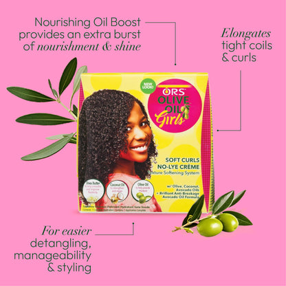 ORS Olive Oil Girls Soft Curls No-Lye Creme