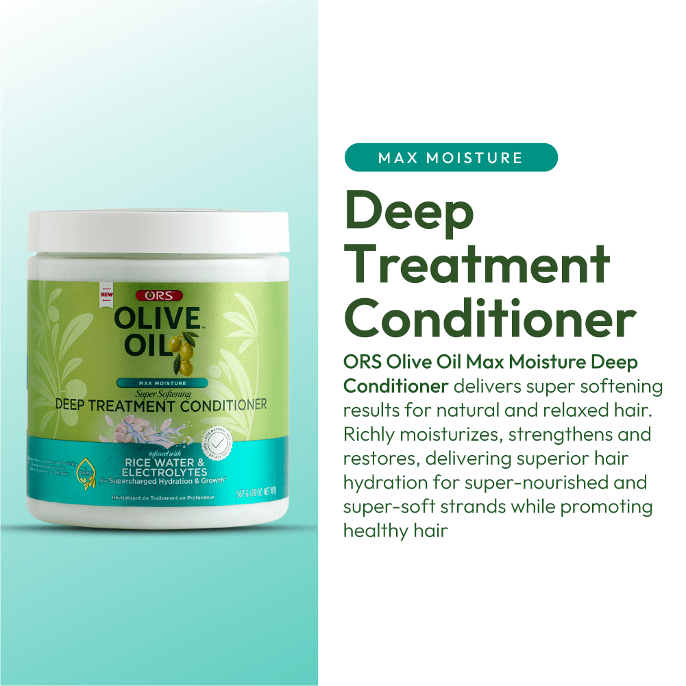ORS Olive Oil Max Moisture Leave-In Conditioner &amp; Deep Treatment 2-Piece Set