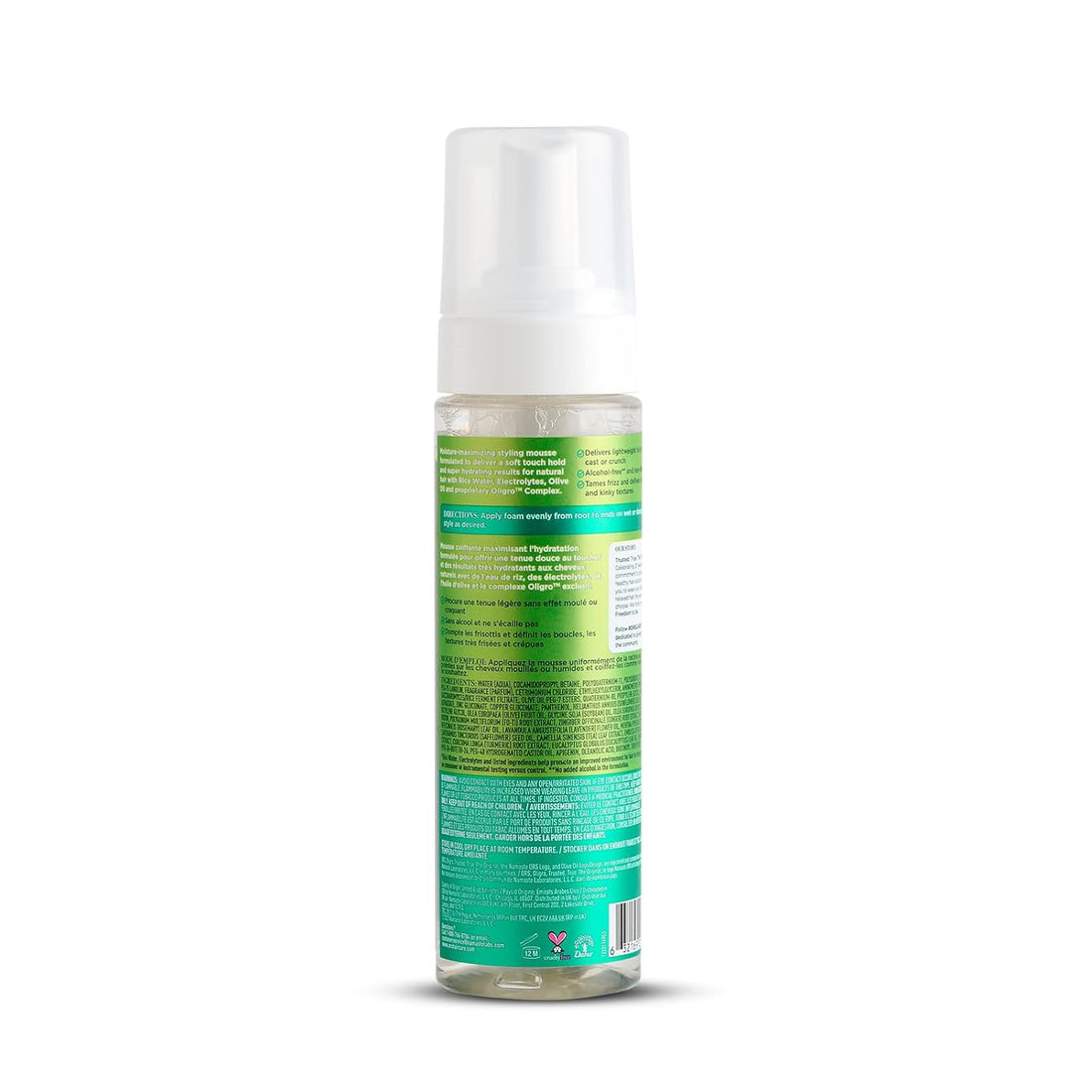 Max Moisture Super Soft Style Curl Defining Mousse infused with Rice Water &amp; Electrolytes (7.0 oz)
