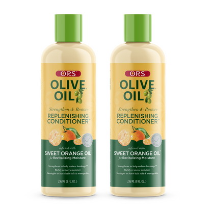 ORS Olive Oil Replenishing Conditioner for Revitalizing Moisture (8.0 oz) 2-Pack
