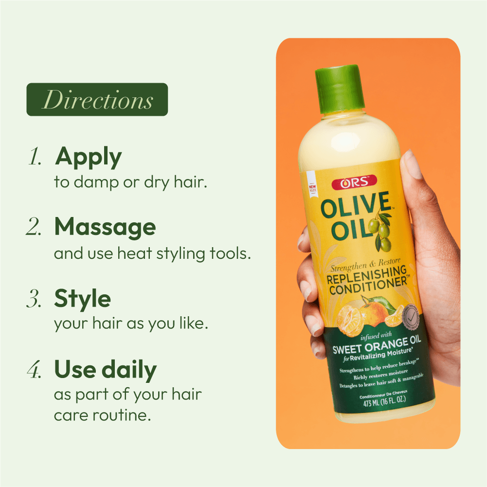 ORS Olive Oil Replenishing Conditioner infused for Revitalizing Moisture (16.0 oz)