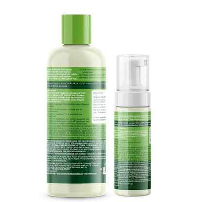 ORS Olive Oil Wrap Set Mousse &amp; Moisturizing Hair Lotion 2-Pack