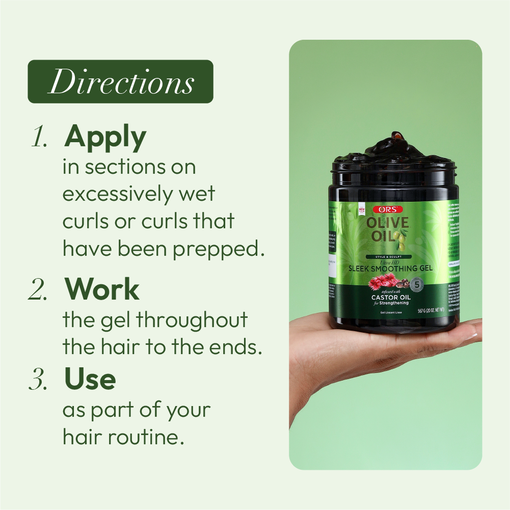 ORS Olive Oil Style &amp; Sculpt Ultra HD Gel Sleek Smoothing infused (20.0 oz)