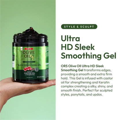 ORS Olive Oil Style &amp; Sculpt Ultra HD Gel Sleek Smoothing infused (20.0 oz)