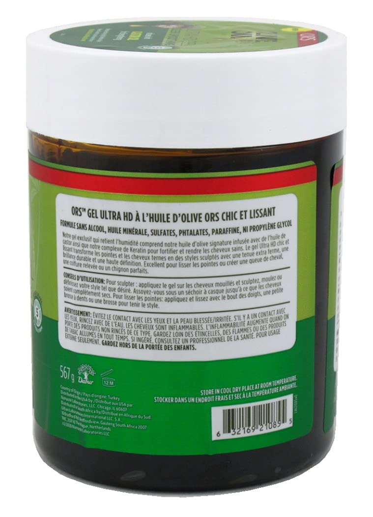 ORS Olive Oil Style &amp; Sculpt Ultra HD Gel Sleek Smoothing infused (20.0 oz)