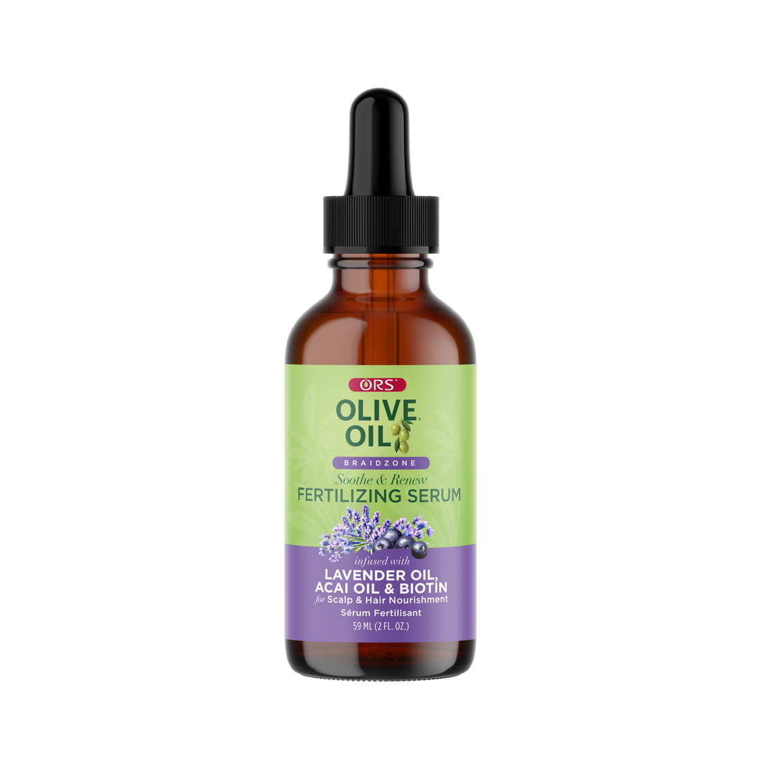 ORS Olive Oil Braidzone Fertilizing Serum for Scalp & Hair Nourishment (2 oz)