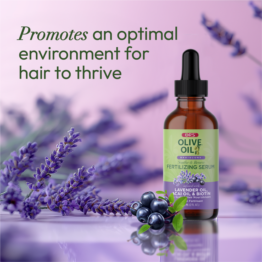ORS Olive Oil Braidzone Fertilizing Serum for Scalp &amp; Hair Nourishment (2 oz)