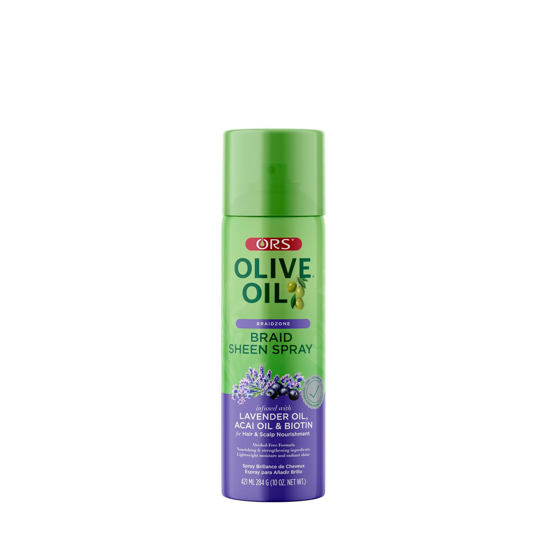 ORS Olive Oil Braidzone Braid Sheen Spray for Hair & Scalp Nourishment (10.0 OZ)