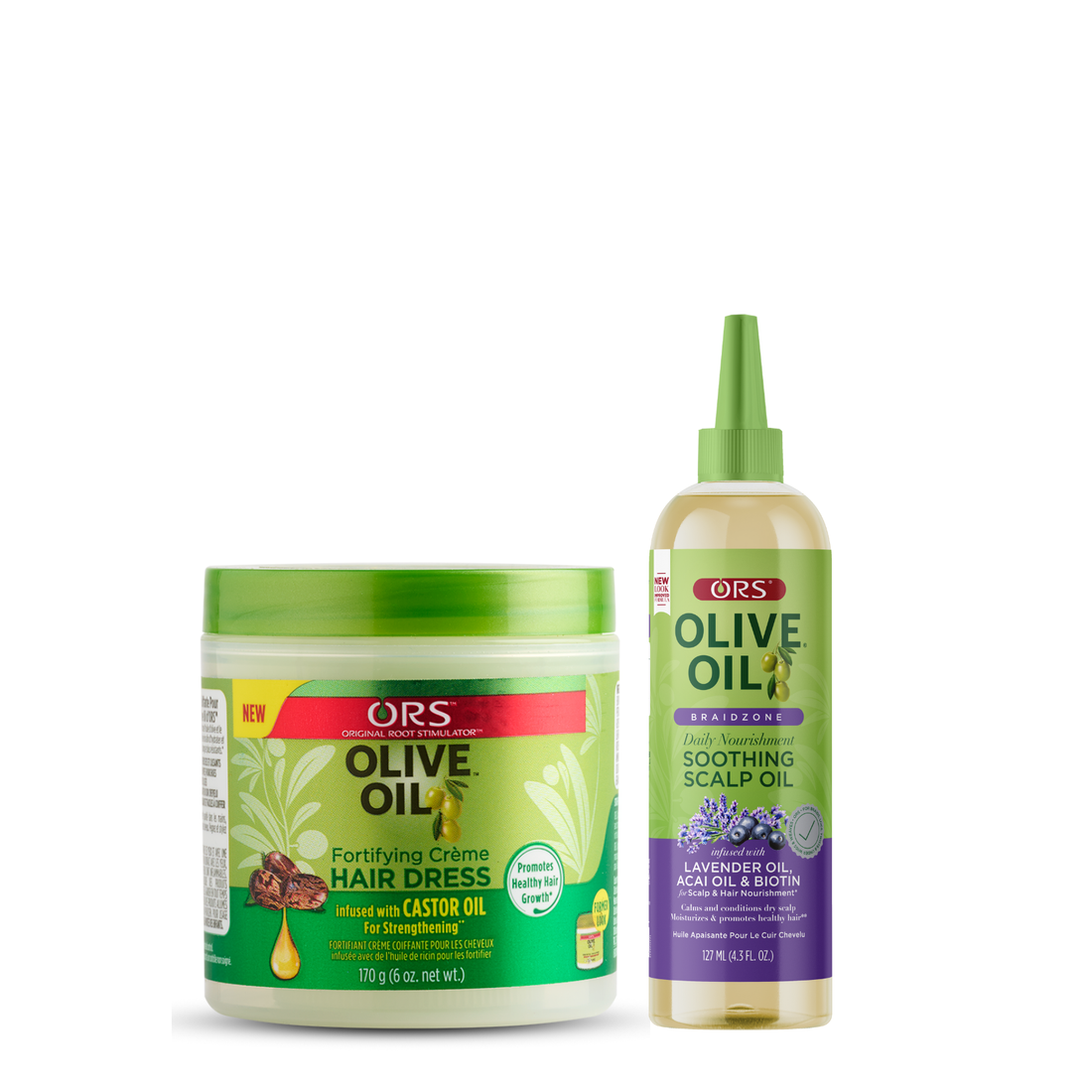 ORS Olive Oil Fortifying Creme &amp; Soothing Scalp Oil 2-Piece Set