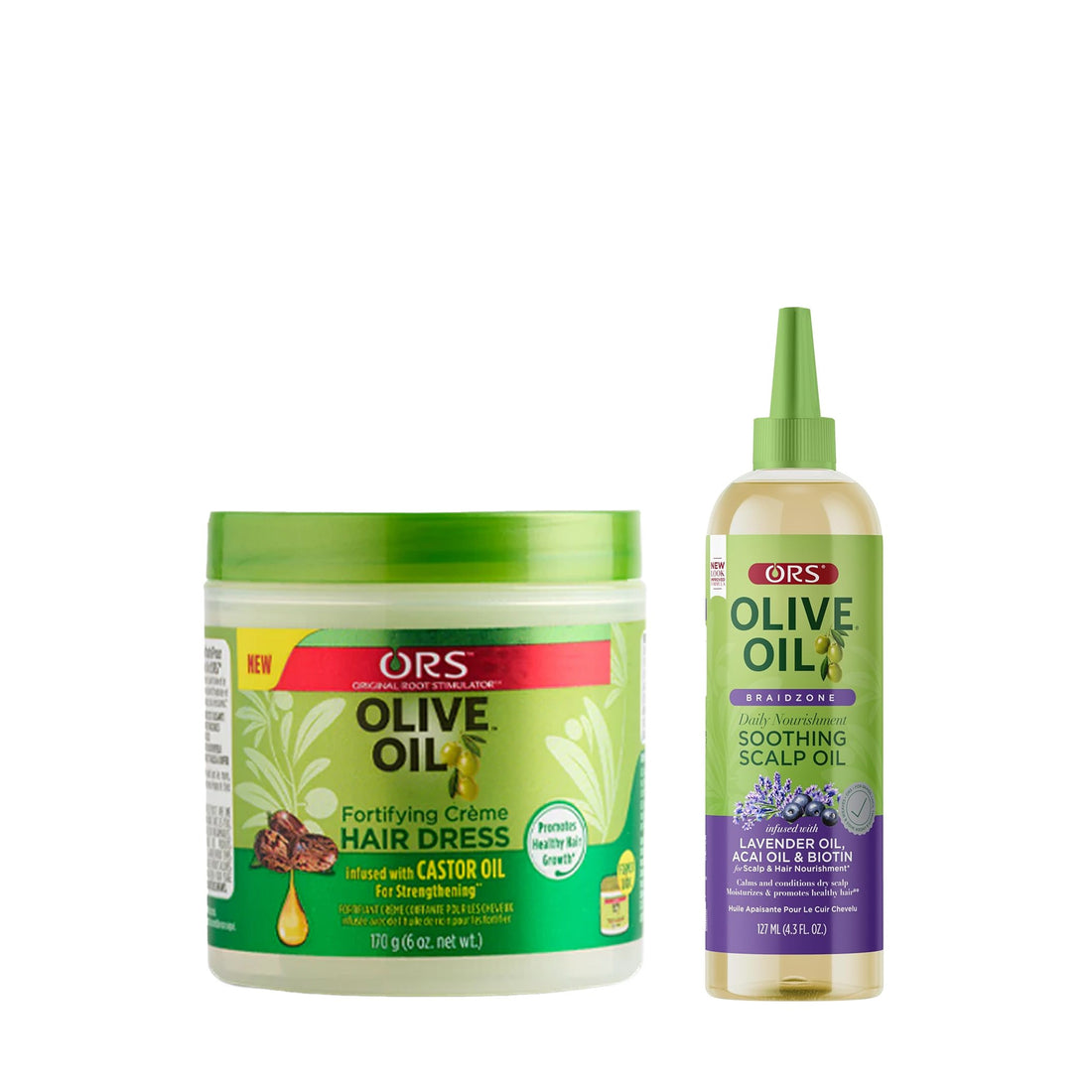 ORS Olive Oil Fortifying Creme &amp; Soothing Scalp Oil 2-Piece Set