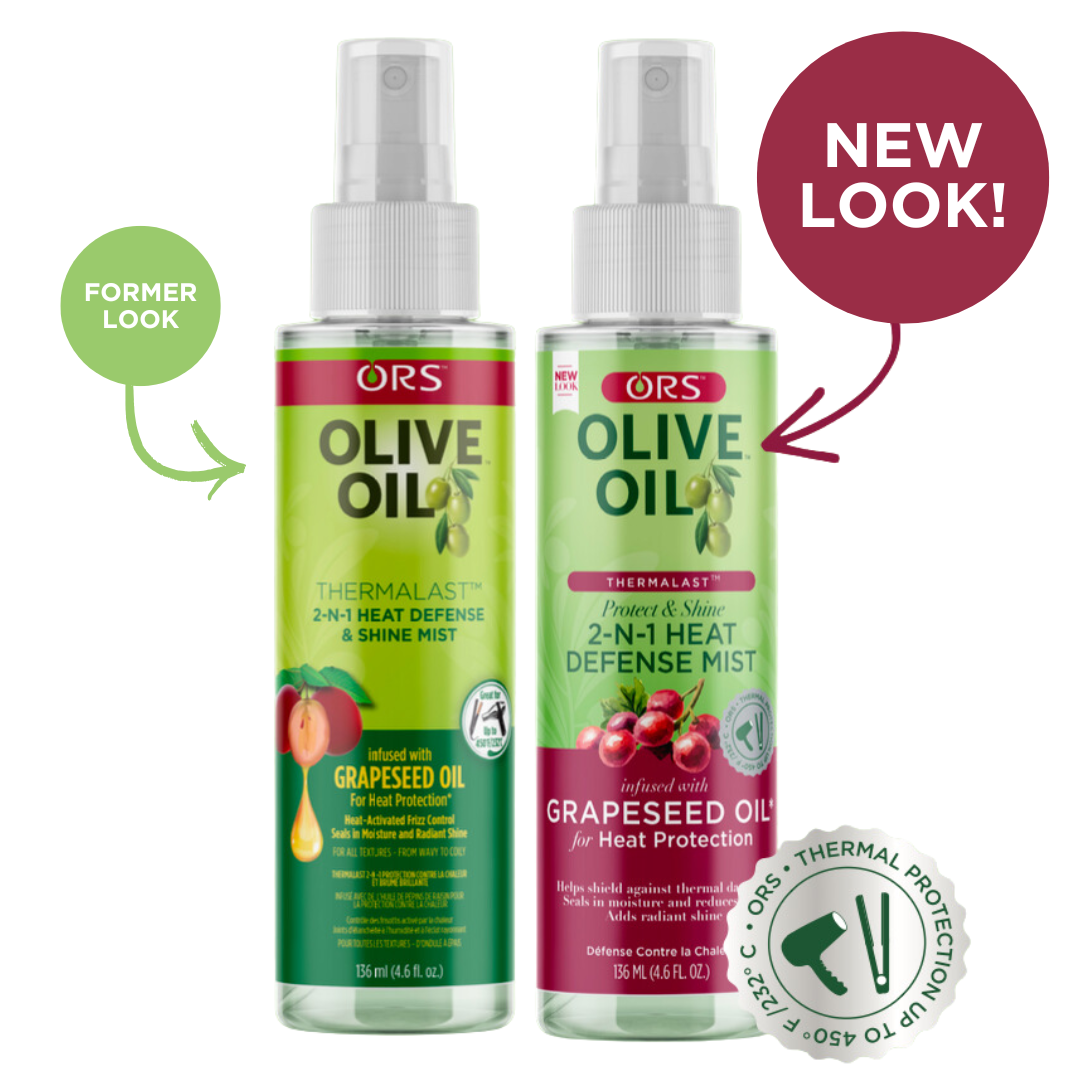 ORS Olive Oil Thermalast with Grapeseed Oil 2-N-1 Shine Mist &amp; Heat Defense (4.6 oz)