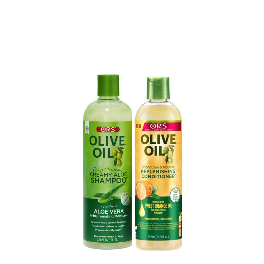 ORS Olive Oil Shampoo &amp; Conditioner for Complete Moisture (12.5 oz) 2-Piece Set