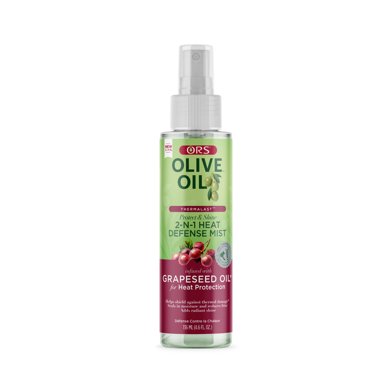 ORS Olive Oil Thermalast with Grapeseed Oil 2-N-1 Shine Mist & Heat Defense (4.6 oz)